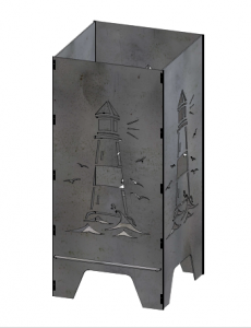 Feuertonne Leuchtturm