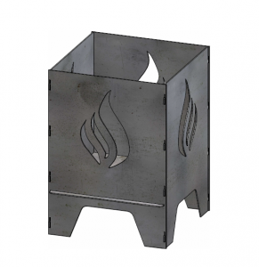 Feuertonne Motiv Flamme